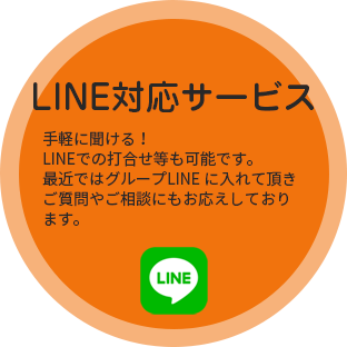 LINE対応サービス